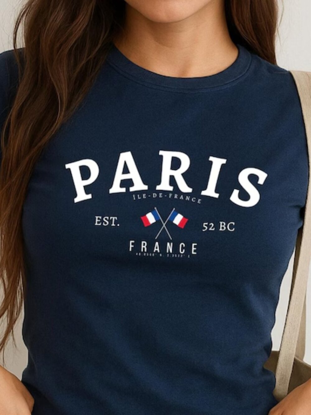 Paris Baby Tee, Ile de France T shirt - Picture 1 of 5